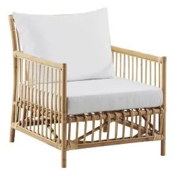 Sika-Design Caroline Lounge Chair, Natural - White