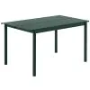 Muuto Linear Steel Table 140 X 75 Cm, Dark Green 2 Muuto Linear Steel Table 140 X 75 Cm, Dark Green -Outdoor textiles Sales 1033Muuto iso19 TH