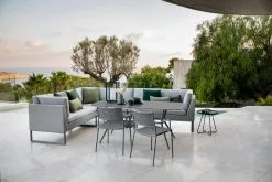 Cane-line On-the-move Table, Small, Dark Green -Outdoor textiles Sales 11430AIDL 50204AI 5065ADG 5720AL 8563TXSL 8564TXSL P180X90HPSDG