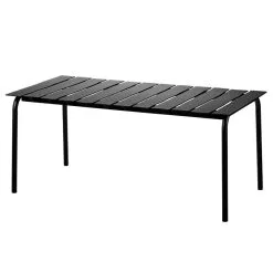 Valerie_objects Aligned Dining Table, 170 X 85 Cm, Black