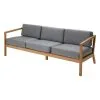 Skagerak Virkelyst 3-seater Sofa, Teak - Ash Grey -Outdoor textiles Sales 1505783 Virkelyst 3 seater Ash