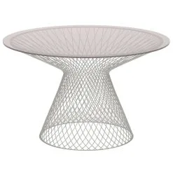 Emu Heaven Table 120 Cm, Matt White, Glass Top