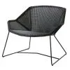 Cane-line Breeze Lounge Chair, Black 2 Cane-line Breeze Lounge Chair, Black -Outdoor textiles Sales 201Cane line iso TH
