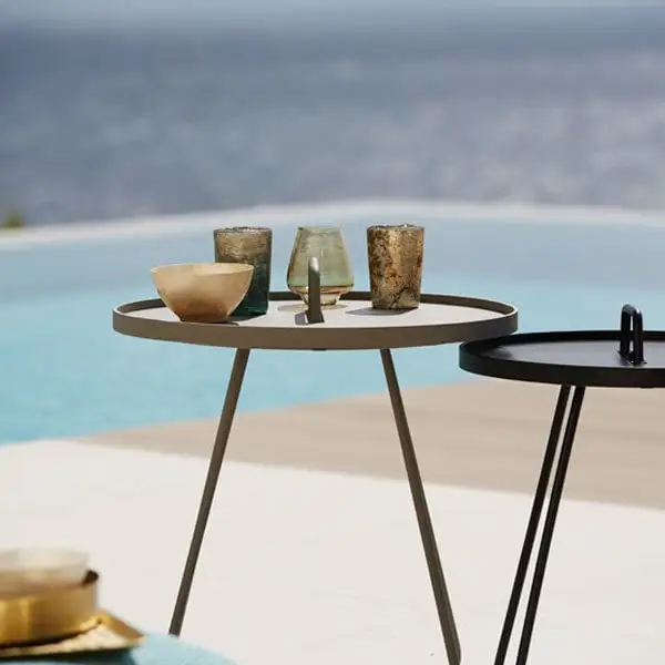 Cane-line On-the-move Table, Small, Aqua 7 Cane-line On-the-move Table, Small, Aqua - Image 5