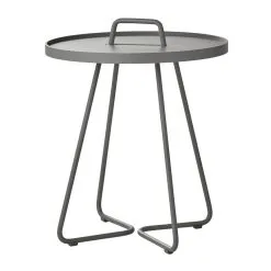 Cane-line On-the-move Table, Small, Light Grey