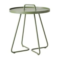 Cane-line On-the-move Table, Small, Olive