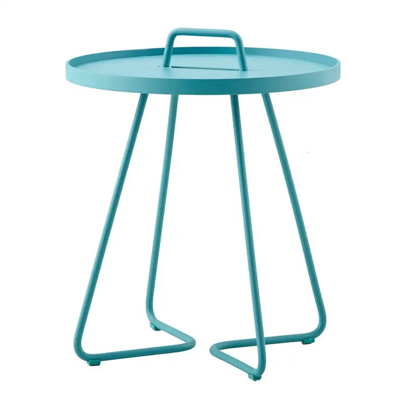 Cane-line On-the-move Table, Small, Aqua 3 Cane-line On-the-move Table, Small, Aqua