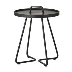 Cane-line On-the-move Table, XS, Black