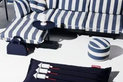 Fatboy Paletti Set Sofa, 3 Modules, Right, Stripe Ocean Blue -Outdoor textiles Sales 21 FATBOY Blue 01 Masterpiece