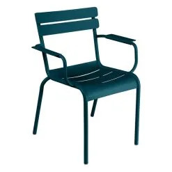Fermob Luxembourg Armchair, Acapulco Blue