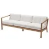 Skagerak Virkelyst 3-seater Sofa, Teak - White 1 Skagerak Virkelyst 3-seater Sofa, Teak - White -Outdoor textiles Sales 382 Skagerak 20 TH