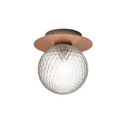 Nuura Liila 1 Outdoor Wall/ceiling Lamp, Dark Bronze - Optic Clear -Outdoor textiles Sales 388Nuura AK