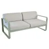 Fermob Bellevie 2-seater Sofa, Cactus - Flannel Grey 1 Fermob Bellevie 2-seater Sofa, Cactus - Flannel Grey -Outdoor textiles Sales 38Fermob 21 th