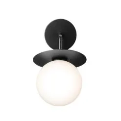 Nuura Liila Outdoor Wall Lamp, Black - Opal White -Outdoor textiles Sales 391Nuura AK