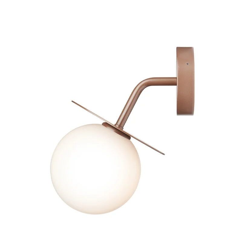 Nuura Liila Outdoor Wall Lamp, Dark Bronze - Opal White 4 Nuura Liila Outdoor Wall Lamp, Dark Bronze - Opal White - Image 2