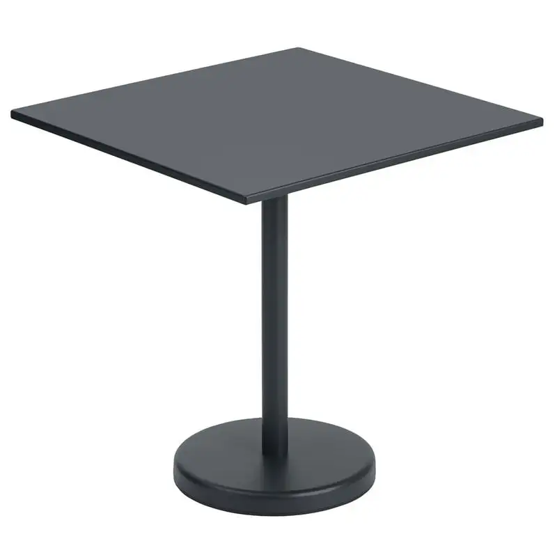 Muuto Linear Steel Café Table 70 X 70 Cm, Black 3 Muuto Linear Steel Café Table 70 X 70 Cm, Black