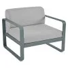 Fermob Bellevie Armchair, Storm Grey - Flannel Grey -Outdoor textiles Sales 40Fermob 21 th