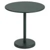 Muuto Linear Steel Café Table, Round, 70 Cm, Dark Green -Outdoor textiles Sales 413Muuto AK