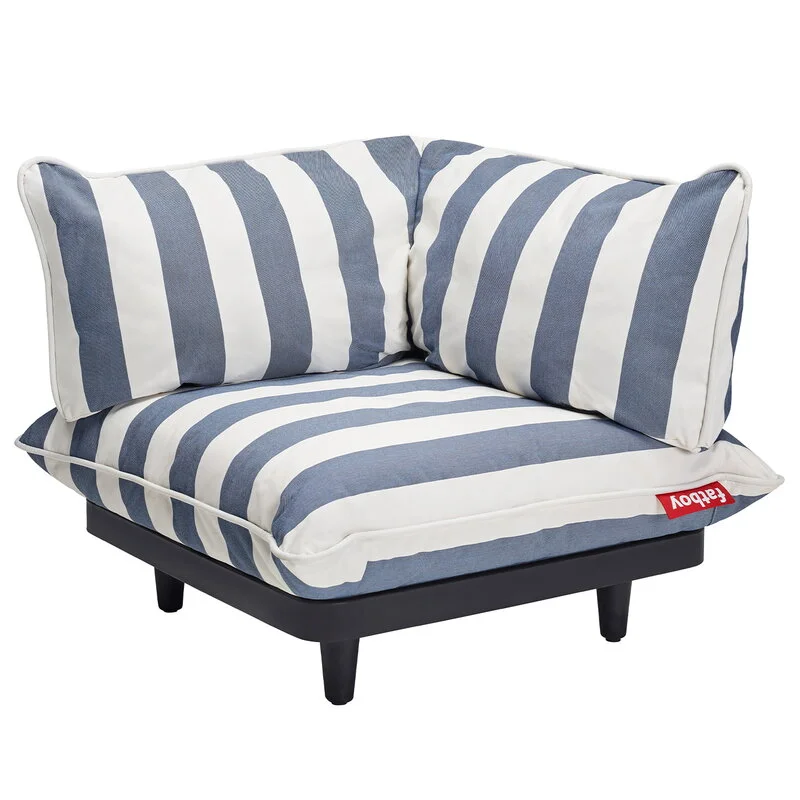 Fatboy Paletti Corner Seat, Stripe Ocean Blue 3 Fatboy Paletti Corner Seat, Stripe Ocean Blue