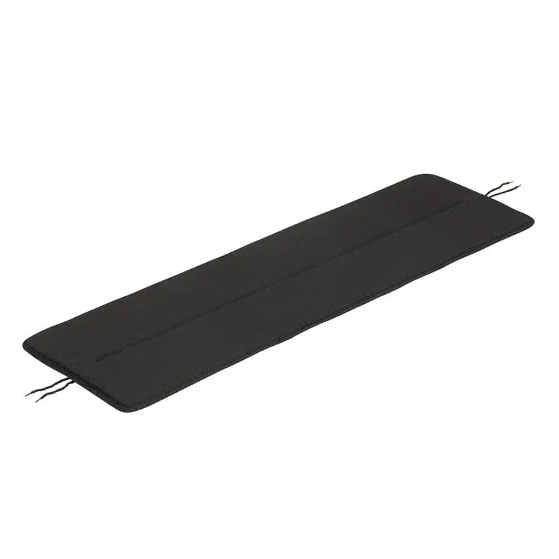 Muuto Linear Steel Bench Seat Pad, 110 Cm, Patch - Black 3 Muuto Linear Steel Bench Seat Pad, 110 Cm, Patch - Black