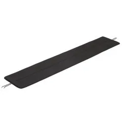 Muuto Linear Steel Bench Seat Pad, 170 Cm, Patch - Black
