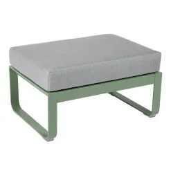 Fermob Bellevie 1-seater Ottoman, Cactus - Flannel Grey