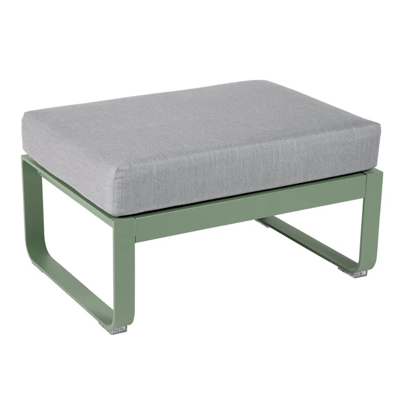Fermob Bellevie 1-seater Ottoman, Cactus - Flannel Grey 3 Fermob Bellevie 1-seater Ottoman, Cactus - Flannel Grey