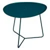 Fermob Cocotte Low Table, Acapulco Blue -Outdoor textiles Sales 4720 21 Bleu Acapulco Table basse