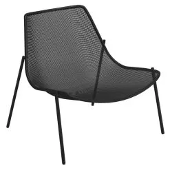 Emu Round Lounge Chair, Black
