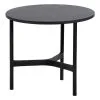 Cane-line Twist Coffee Table, Diam. 45 Cm, Lava Grey - Fossil Black 2 Cane-line Twist Coffee Table, Diam. 45 Cm, Lava Grey - Fossil Black -Outdoor textiles Sales 5010AL P45HPSDG