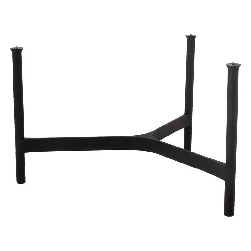 Cane-line Twist Coffee Table, Diam. 90 Cm, Lava Grey - Fossil Black 6 Cane-line Twist Coffee Table, Diam. 90 Cm, Lava Grey - Fossil Black - Image 4