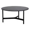 Cane-line Twist Coffee Table, Diam. 90 Cm, Lava Grey - Fossil Black 2 Cane-line Twist Coffee Table, Diam. 90 Cm, Lava Grey - Fossil Black -Outdoor textiles Sales 5012AL P90HPSDG