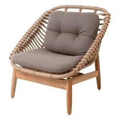 Cane-line String Lounge Chair, Natural - Taupe