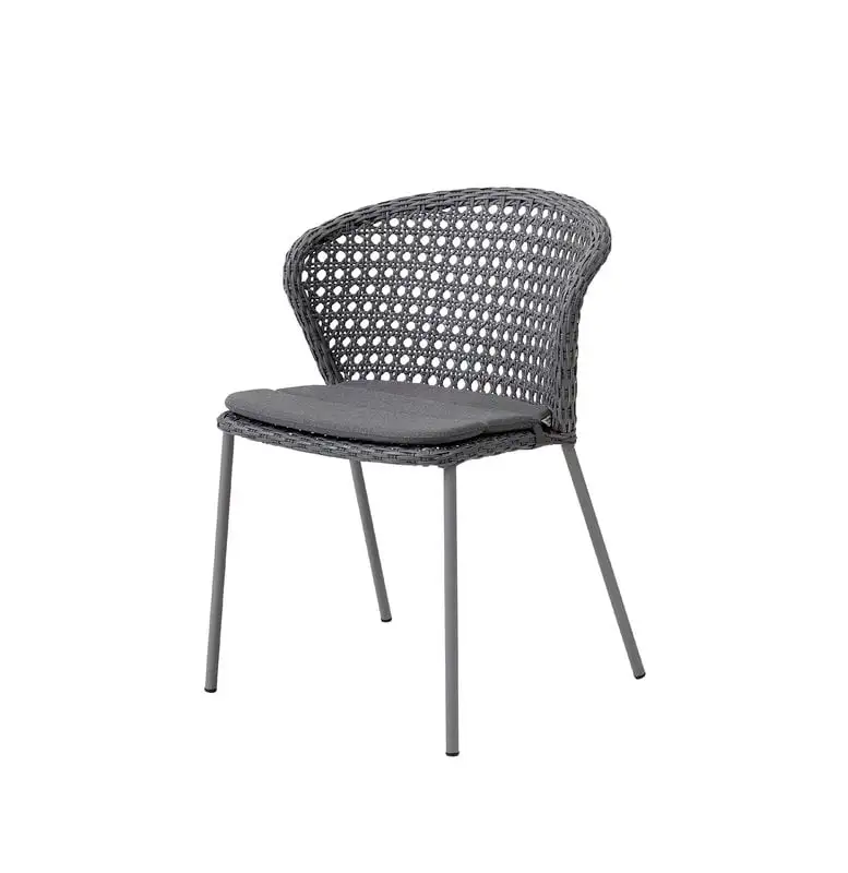 Cane-line Lean Chair Cushion, Grey 4 Cane-line Lean Chair Cushion, Grey - Image 2