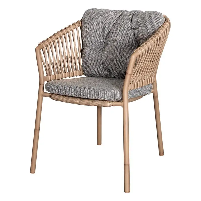 Cane-line Ocean Chair Cushion Set, Dark Grey 4 Cane-line Ocean Chair Cushion Set, Dark Grey - Image 2