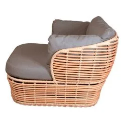 Cane-line Basket Lounge Chair, Natural - Taupe 11 Cane-line Basket Lounge Chair, Natural - Taupe -Outdoor textiles Sales 54200UAITT 1