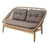 Cane-line String 2-seater Sofa, Natural - Taupe 1 Cane-line String 2-seater Sofa, Natural - Taupe -Outdoor textiles Sales 55020UAITTT