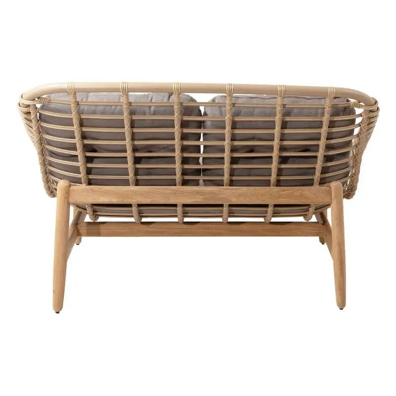 Cane-line String 2-seater Sofa, Natural - Taupe 4 Cane-line String 2-seater Sofa, Natural - Taupe - Image 2