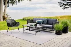 Cane-line Twist Coffee Table, 120 X 60 Cm, Lava Grey - Fossil Black 10 Cane-line Twist Coffee Table, 120 X 60 Cm, Lava Grey - Fossil Black -Outdoor textiles Sales 5592SG 5592YS95 5017AL P120X60RCCOB 5407SG 1