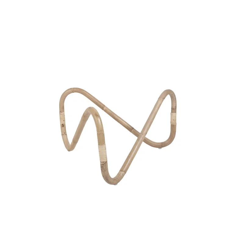 Cane-line Wave Coffee Table, Natural - Clear 4 Cane-line Wave Coffee Table, Natural - Clear - Image 2