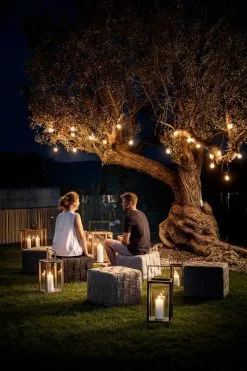 Cane-line Lighthouse Lantern, Rectangular, Teak - Lava Grey -Outdoor textiles Sales 5720AL 5724ADG 5724AT 5725TAL 5726TAL 8340RODG 8340ROLG 8340ROT 2