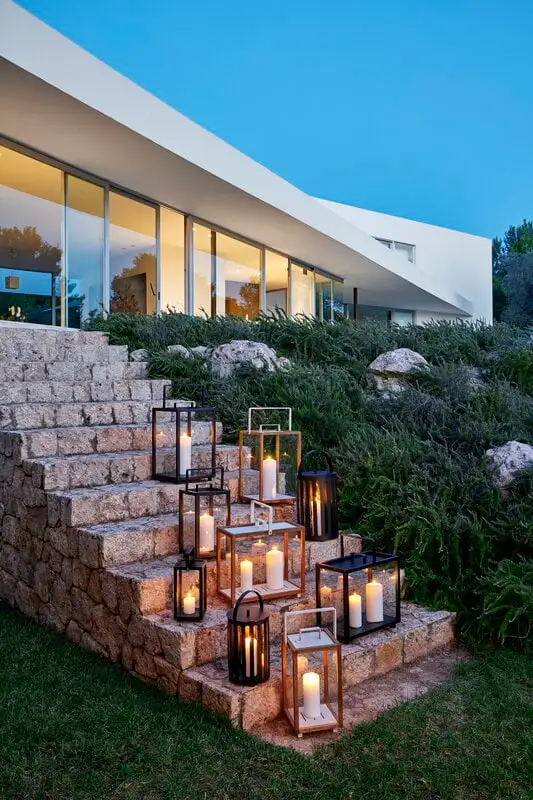 Cane-line Lighthouse Lantern, Rectangular, Dark Grey 6 Cane-line Lighthouse Lantern, Rectangular, Dark Grey - Image 4