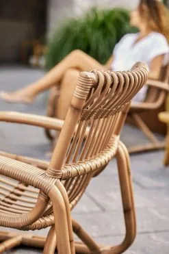 Cane-line Curve Lounge Chair, Natural 10 Cane-line Curve Lounge Chair, Natural -Outdoor textiles Sales 57402AUU 4