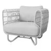 Cane-line Nest Lounge Chair, White 2 Cane-line Nest Lounge Chair, White -Outdoor textiles Sales 57421WSW
