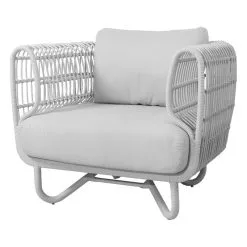 Cane-line Nest Lounge Chair, White