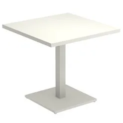 Emu Round Table 80 X 80 Cm, Matt White
