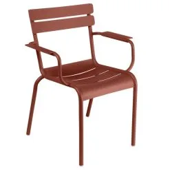 Fermob Luxembourg Armchair, Red Ochre