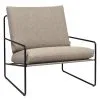 Ferm LIVING Desert 1-seater, Black - Dark Sand Dolce -Outdoor textiles Sales 704FermLiving AK
