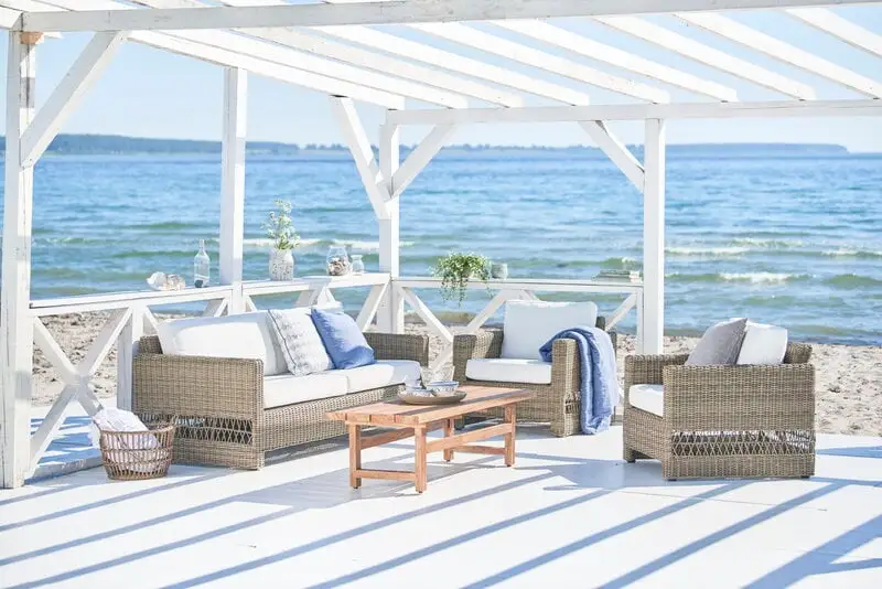 Sika-Design Carrie Lounge Chair, Antique Grey - White 6 Sika-Design Carrie Lounge Chair, Antique Grey - White - Image 4