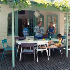 Fermob Luxembourg Table, 165 X 100 Cm, Cotton White -Outdoor textiles Sales 91Fermob iso 1